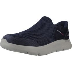 Buty SKECHERS GO WALK FLEX Niebieski. Niebieskie trekkingi męskie Skechers, trekkingowe. Za 385.99 zł.