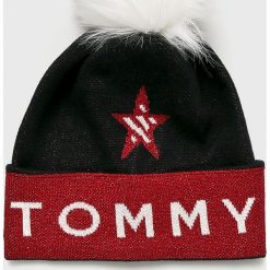 Tommy Jeans - Czapka. Brązowe czapki i kapelusze damskie Tommy Jeans, z jeansu. Za 199.90 zł.