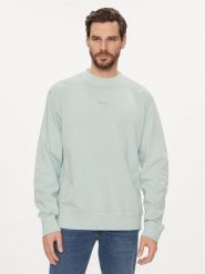 Boss Bluza Wefade 50472271 Zielony Regular Fit. Zielone bluzy męskie Boss, m, bez wzorów, z bawełny, bez kaptura. Za 429.99 zł.
