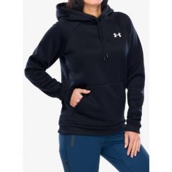 Bluza z kapturem damska Under Armour Armour Fleece Hoodie. Czarne bluzy sportowe damskie Under Armour, l, bez wzorów, z kapturem, na fitness i siłownię. W wyprzedaży za 237.65 zł.