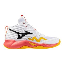 Buty halowe Mizuno Wave Momentum Pro Mid. Białe buty sportowe męskie Mizuno, bez zapięcia, do siatkówki, mizuno wave. W wyprzedaży za 437.85 zł.