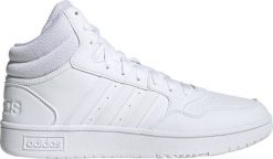 Adidas Buty męskie adidas Hoops 3.0 Mid Lifestyle Basketball Classic białe ID9838 39 1/3. Białe buty sportowe męskie Adidas, bez zapięcia, do koszykówki. Za 340.50 zł.