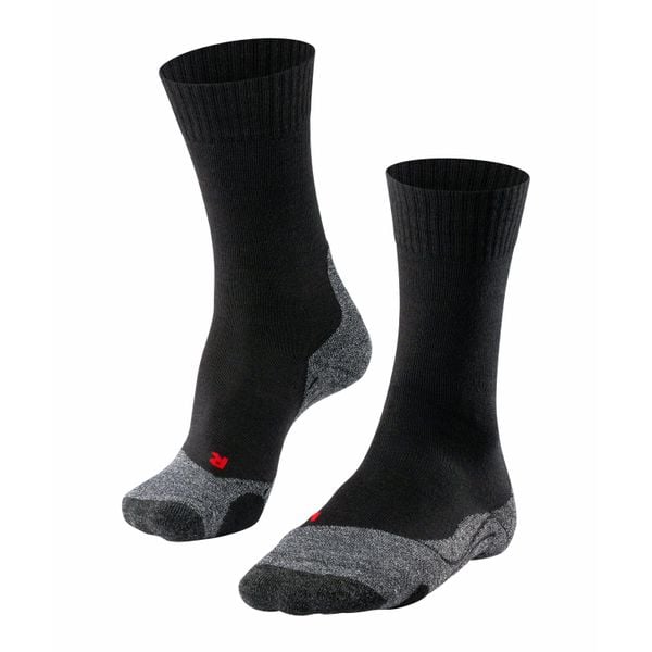 Skarpetki damskie Falke TK2. Czarne skarpety damskie Falke, bez wzorów, z elastanu. Za 167.00 zł.