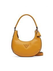 Guess Torebka Gizele (VG) HWVG91 95010 Żółty. Żółte torebki do ręki damskie Guess, z aplikacjami, ze skóry, bez dodatków. Za 399.99 zł.