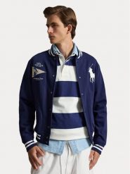 Polo Ralph Lauren Bluza 710B20012001 Granatowy Regular Fit. Niebieskie bluzy męskie Polo Ralph Lauren, m, bez wzorów, z bawełny, bez kaptura. Za 1,499.00 zł.