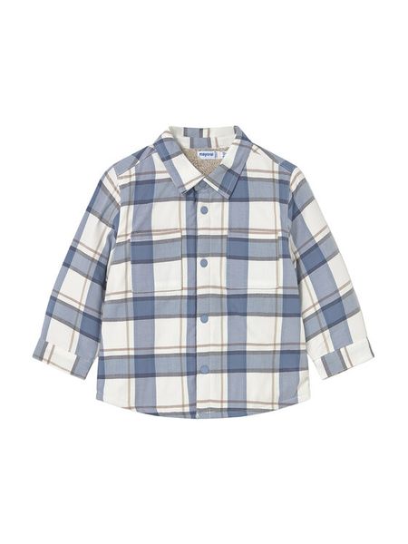 Mayoral Kurtka przejściowa 2104 Niebieski Regular Fit. Niebieskie kurtki i płaszcze dla chłopców Mayoral, bez wzorów, z bawełny, bez kaptura. Za 107.99 zł.