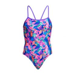 Strój kąpielowy damski Funkita Birds Gone Wild Single Strap. Kostiumy jednoczęściowe damskie FUNKITA, xs, bez wzorów, z poliesteru, sportowe, do pływania. Za 209.99 zł.