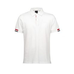 Polo Geox Polo Piquet 2. Białe koszulki polo męskie Geox, m, bez wzorów, eleganckie, bez ramiączek. W wyprzedaży za 147.50 zł.