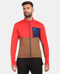 Męska bluza polarowa Kilpi ERIN-M. Brązowe bluzy męskie Kilpi, m, bez wzorów, z materiału, bez kaptura. Za 370.41 zł.