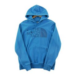 Męska bluza z kapturem TNF Blue. Niebieskie bluzy męskie The North Face, m, bez wzorów, ze skóry, z kapturem, na fitness i siłownię. Za 89.42 zł.