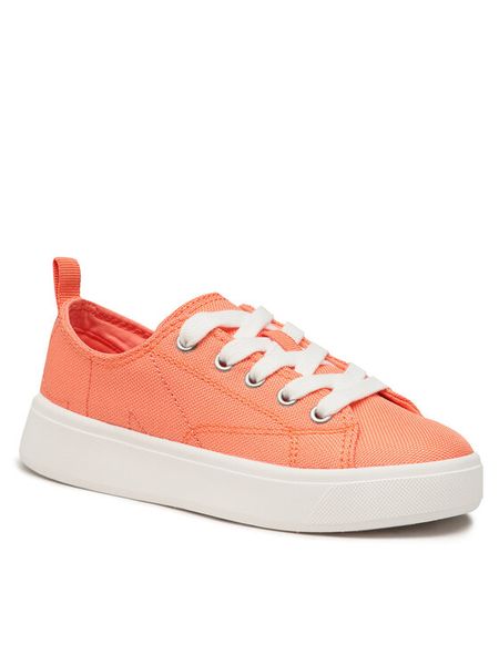 Reima Tenisówki Kiritys 5400096A Pomarańczowy. Brązowe buty sportowe dziewczęce Reima, bez wzorów, z materiału, bez zapięcia. Za 259.99 zł.