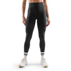 Damskie legginsy treningowe Fitness Siroko Combat. Czarne legginsy sportowe damskie SIROKO, xs, bez wzorów, z materiału, z podwyższonym stanem, długie, do biegania. Za 127.00 zł.