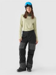 4F Spodnie snowboardowe membrana 10000 damskie - czarne S. Czarne spodnie materiałowe damskie 4f, m, bez wzorów, z dzianiny. W wyprzedaży za 299.99 zł.