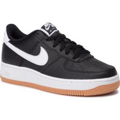 Buty NIKE - Air Force 1-2 (Gs) CI1759 001 Black/White/Wolf Grey. Czarne półbuty chłopięce Nike, bez wzorów, z materiału, bez zapięcia. Za 319.00 zł.