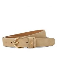 Tommy Hilfiger pasek skórzany Kobiety skóra beżowy, 90. Brązowe paski damskie Tommy Hilfiger, bez wzorów, ze skóry. Za 179.95 zł.