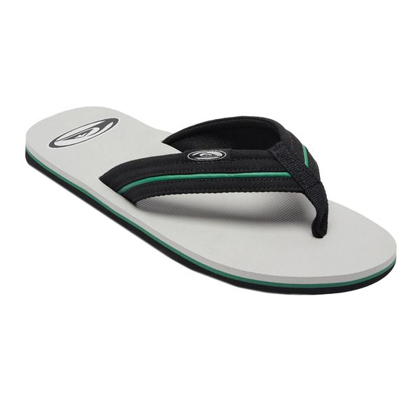 Japonki plażowe męskie Quiksilver Molokai Layback Saturn. Białe klapki męskie Quiksilver, z bawełny, sportowe. Za 59.99 zł.