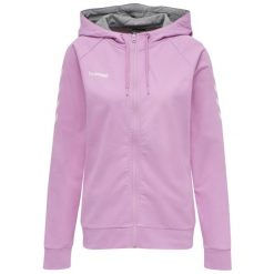 Bluza do piłki ręcznej damska Hummel hmlGO Zip z kapturem. Czerwone bluzy sportowe damskie Hummel, xs, bez wzorów, z kapturem, do piłki ręcznej. W wyprzedaży za 190.50 zł.