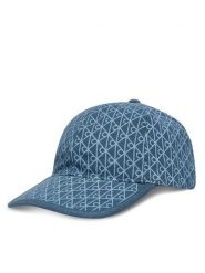 Calvin Klein Czapka z daszkiem Emblem Print W Leather Patch Cap LV04D5029G Niebieski. Niebieskie rękawiczki męskie Calvin Klein, bez wzorów, z bawełny. Za 189.99 zł.