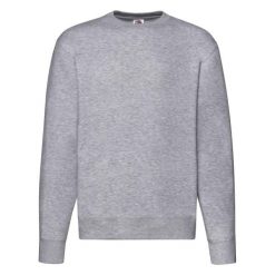 Męska Bluza Rozpinana Premium. Szare bluzy męskie Fruit of the Loom, m, bez wzorów, bez kaptura. Za 89.99 zł.