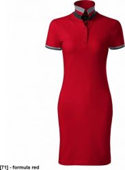 MALFINI Dress up 271 - ADLER - Sukienka damskie, 215 g/m, 100% bawełna, - formula red XL. Czerwone sukienki damskie Malfini, m, bez wzorów, z bawełny, bez kołnierzyka, bez ramiączek. Za 111.20 zł.