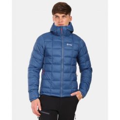 Męska kurtka ocieplana Kilpi REBEKI-M. Niebieskie kurtki męskie Kilpi, m, bez wzorów, sportowe, bez kaptura. Za 525.33 zł.