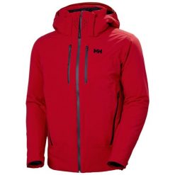 Kurtka narciarska Helly Hansen Steilhang 2.0. Czerwone kurtki męskie Helly Hansen, na zimę, l, bez wzorów, sportowe, bez kaptura. W wyprzedaży za 2,581.00 zł.