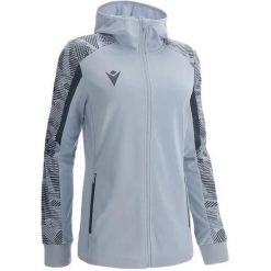 Bluza damska Macron Aphrodite. Szare bluzy sportowe damskie Macron, xl, bez wzorów, z materiału, z kapturem, na fitness i siłownię. Za 296.50 zł.