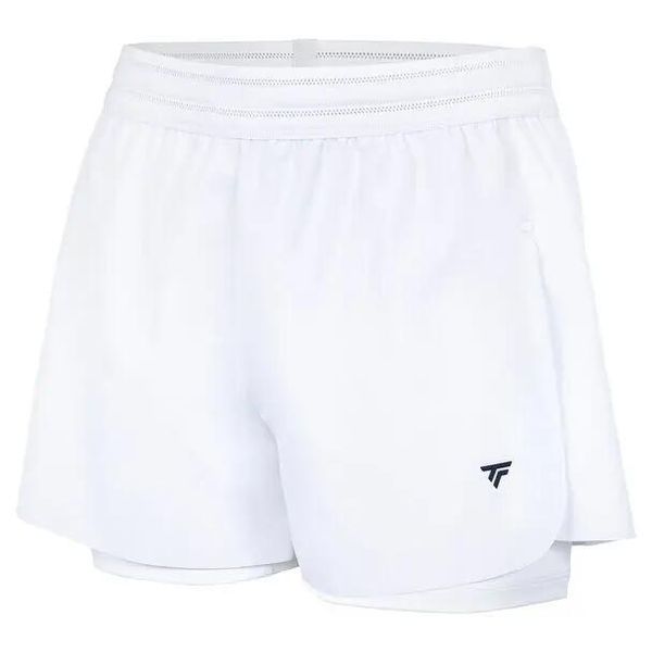 Szorty dla dziewcząt Tecnifibre Team Stretch. Białe spodenki dla dziewczynek TECNIFIBRE, bez wzorów, z bawełny, eleganckie. Za 199.99 zł.