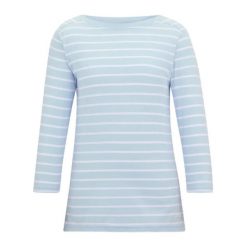 T-shirt 3/4 rękawów długich kobiet Regatta Bayletta II. Niebieskie bluzy sportowe damskie Regatta, bez wzorów, bez kołnierzyka. Za 89.99 zł.