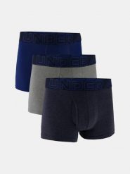 Bokserki męskie 3-pak Under Armour M Perf Cotton 3in Dark Blue Dark Blue 2xl. Niebieskie bokserki męskie Under Armour, m, bez wzorów, z bawełny. Za 139.99 zł.
