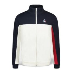 Kurtka z dresu Le Coq Sportif Tri SP N°1. Białe bluzy męskie le coq sportif, m, bez wzorów, z dresówki, bez kaptura. Za 425.55 zł.