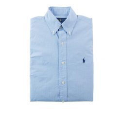Second life - Koszule klasyczne męskie Vichy niebieskie - Jak nowy. Niebieskie koszule męskie Ralph Lauren, m, bez wzorów, z materiału, eleganckie, bez kołnierzyka, bez ramiączek. Za 207.36 zł.