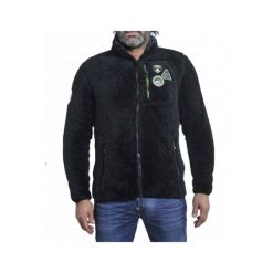 Kurtka polarowa Peak Mountain coral sherpaCavian. Czarne bluzy męskie Peak Mountain, na zimę, bez wzorów, z polaru, bez kaptura. Za 167.50 zł.