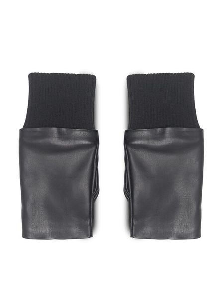 Jenny Fairy Rękawiczki Damskie 4W6-009-AW23 Czarny. Czarne czapki i kapelusze damskie Jenny Fairy, bez wzorów, z nylonu. Za 49.99 zł.