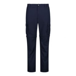 Spodnie CMP z odpinanymi nogawkami Zip Off. Niebieskie spodnie sportowe męskie CMP, na lato, bez wzorów, trekkingowe. Za 315.50 zł.