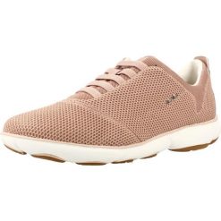 Buty GEOX D NEBULA Nago. Czerwone obuwie sportowe damskie Geox, bez wzorów, z syntetyku, na fitness i siłownię. Za 372.99 zł.