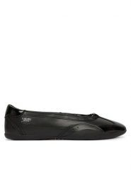 Tommy Hilfiger Baleriny Tjw Ballet Sneaker EN0EN03169 Czarny. Czarne baleriny damskie Tommy Hilfiger, bez wzorów, ze skóry, bez obcasa. Za 409.99 zł.