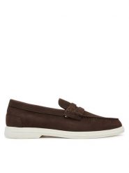 Tommy Hilfiger Mokasyny Nubuck P Loafer FM0FM05350 Brązowy. Brązowe mokasyny męskie Tommy Hilfiger, z nubiku. Za 649.99 zł.