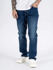 Męskie Spodnie Jeansowe Marcus Sebb 2216 Blue ink. 14-200303. Niebieskie jeansy męskie MARCUS. Za 199.99 zł.