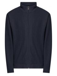 BOSS Bluza Structure 50559332 Granatowy Regular Fit. Niebieskie bluzy męskie Boss, m, bez wzorów, z syntetyku, bez kaptura. Za 449.99 zł.
