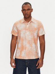 Guess Koszula M5GH68 WH3A0 Pomarańczowy Regular Fit. Brązowe koszule męskie Guess, m, z aplikacjami, z bawełny, bez kołnierzyka, bez ramiączek. Za 209.99 zł.
