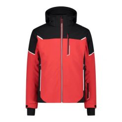 Kurtka narciarska z kapturem CMP. Czerwone kurtki męskie CMP, m, bez wzorów, z kapturem, narciarskie. W wyprzedaży za 912.50 zł.