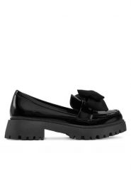 DeeZee Loafersy 2024-47 Czarny. Czarne mokasyny damskie DeeZee, z materiału. Za 139.99 zł.