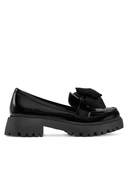 DeeZee Loafersy 2024-47 Czarny. Czarne mokasyny damskie DeeZee, z materiału. Za 139.99 zł.