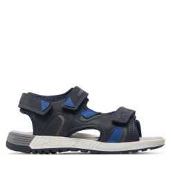 Sandały Lumberjack. Niebieskie sandały chłopięce Lumberjack, bez zapięcia. Za 129.99 zł.