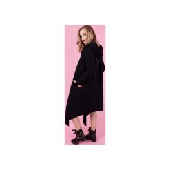 CHARAKTERNY PŁASZCZ SCARLETT - CZARNY. Czarne płaszcze damskie Madnezz, z bawełny. Za 249.00 zł.