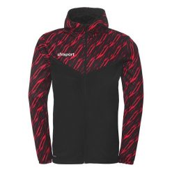 Kurtka z kapturem Uhlsport Progressive 28. Czarne kurtki damskie Uhlsport, l, bez wzorów, z materiału, z kapturem. Za 272.75 zł.