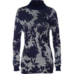 Sweter bonprix ciemnoniebiesko-szary melanż. Swetry damskie marki bonprix. Za 59.99 zł.