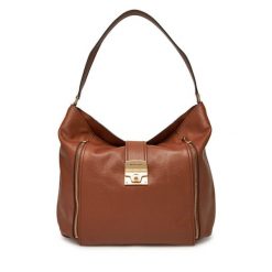 Torebka MICHAEL Michael Kors. Brązowe torebki do ręki damskie MICHAEL Michael Kors, bez wzorów, klasyczne, bez dodatków. Za 939.99 zł.