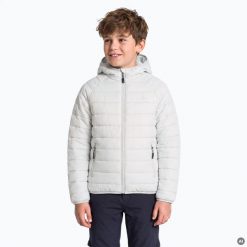 Kurtka dziecięca KADVA Litey JR. Białe kurtki i płaszcze dla dziewczynek KADVA, na jesień, bez wzorów, z materiału, długie, bez kaptura. Za 179.99 zł.